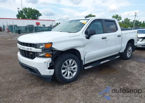 2021 Chevrolet Silverado 1500 4Wd Short Bed Custom from USA, damaged, VIN 3GCPYBEK1MG187778